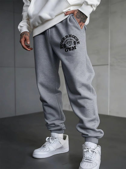 Powerhouse Gym Letter Printed Sweatpants