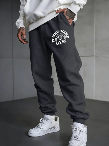 Powerhouse Gym Letter Printed Sweatpants