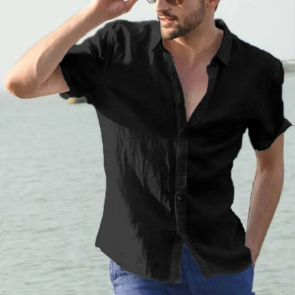 Summer Cotton Linen Shirts for Men
