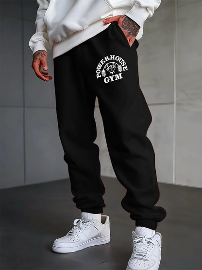 Powerhouse Gym Letter Printed Sweatpants