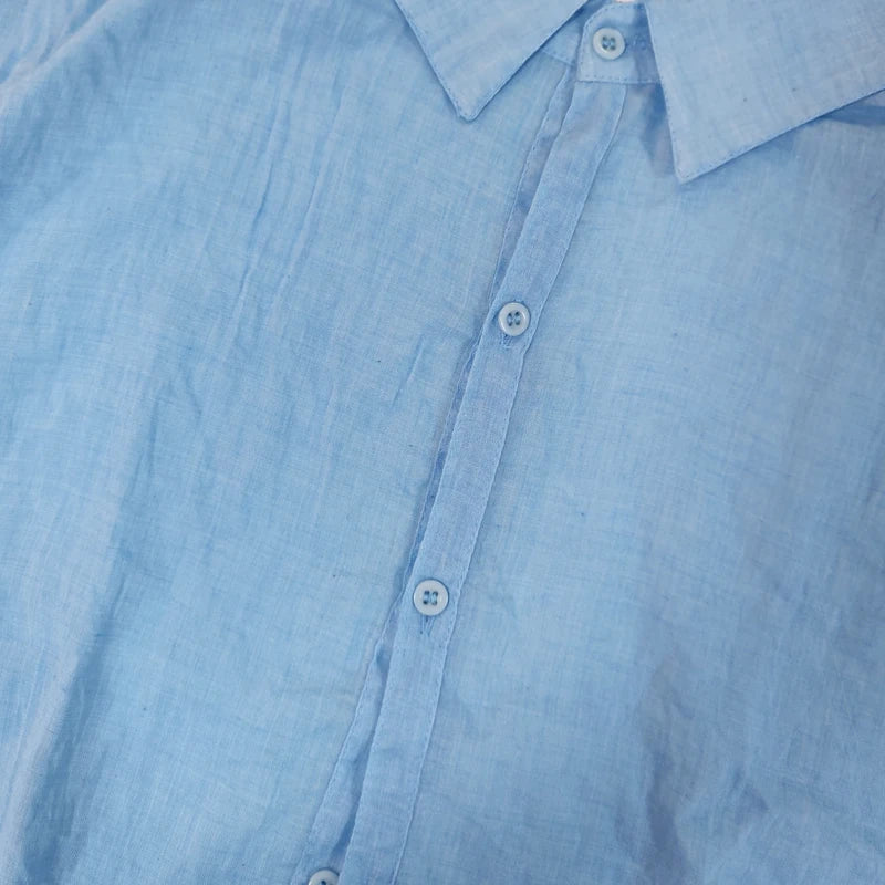 Summer Cotton Linen Shirts for Men